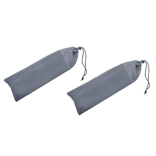 PEPLAYTAL 2 Stück Camping Zelthering Aufbewahrungstasche aus Robustem Oxford Stoff Kompakte Zeltnägel Organizer Tasche für Outdoor Camping Zubehör Langlebig und Praktisch für Zeltheringe von PEPLAYTAL