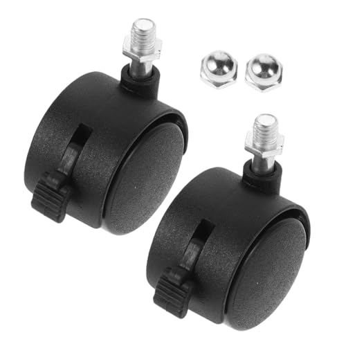 PEPLAYTAL 2 Stück Chair Caster Räder mit Bremse Lenkrollen aus Kunststoff für Badewannensitz Stabile Ersatzrollen für Babystuhl Umbau Langlebig und Einfach zu Montieren von PEPLAYTAL