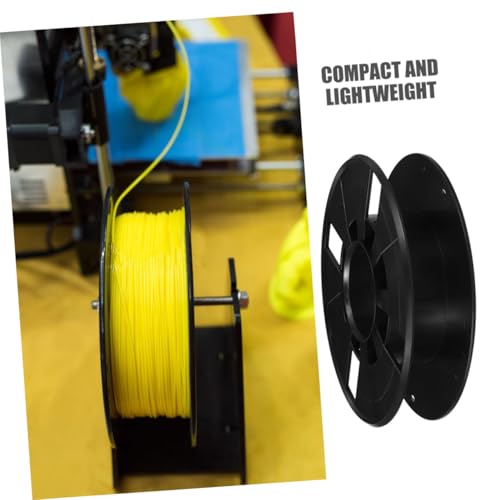 PEPLAYTAL 2 Stück Drucker Filament Spule Schwarze Leere Kabeltrommel Präzises Aufwickeln Tragbarer Organizer Kompatibel mit Vielen Druckern von PEPLAYTAL