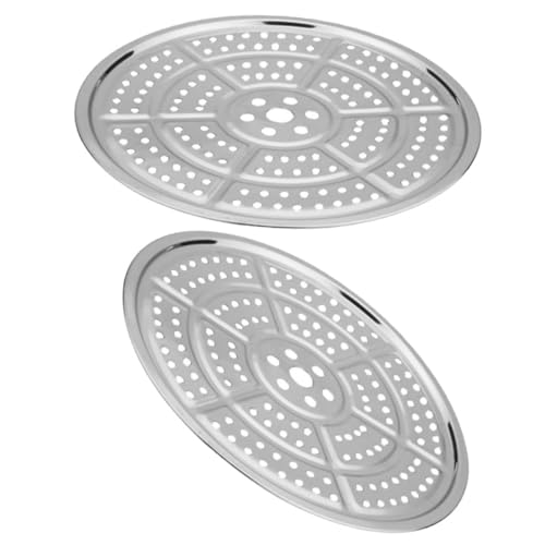 PEPLAYTAL 2 Stück Edelstahl Dampfgarer Einsatz Robustes Dickes Dampfgitter mit Mehrloch Design für Töpfe Vielseitig für Gemüse Fisch Reis und Eier Schonend und Vitaminerhaltend Stilvolles PEPLAYTAL 2 Stück Edelstahl Dampfgarer Einsatz Robustes Dickes Dampfgitter mit Mehrloch Design für Töpfe Vielseitig für Gemüse Fisch Reis und Eier Schonend und Vitaminerhaltend Stilvolles von PEPLAYTAL