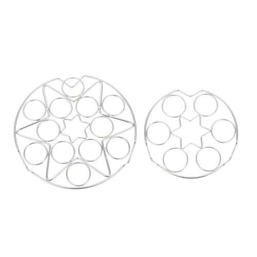 PEPLAYTAL 2 Stück Edelstahl Eierhalter Teiliges Dampfgarer Löchern Rostfrei Hitzebeständig Kompakt und Leicht für Schonendes Dampfgaren von Eiern und Vielseitiger Kücheneinsatz PEPLAYTAL 2 Stück Edelstahl Eierhalter Teiliges Dampfgarer Löchern Rostfrei Hitzebeständig Kompakt und Leicht für Schonendes Dampfgaren von Eiern und Vielseitiger Kücheneinsatz von PEPLAYTAL