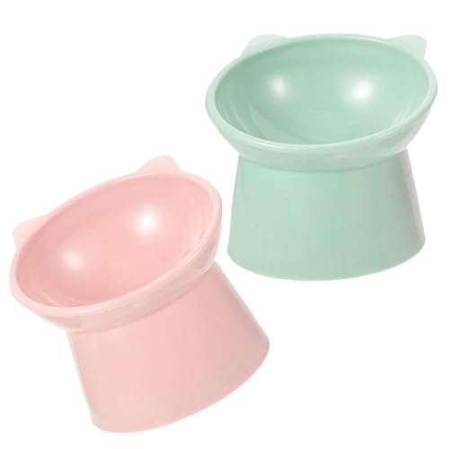 PEPLAYTAL 2 Stück Erhöhte Katzenfutterschale Nackenschutz Ergonomisch Geneigt rutschfest Auslaufsicher Stabil gegen Umkippen Pflegeleicht für Katzen und Kleine Hunde PEPLAYTAL 2 Stück Erhöhte Katzenfutterschale Nackenschutz Ergonomisch Geneigt rutschfest Auslaufsicher Stabil gegen Umkippen Pflegeleicht für Katzen und Kleine Hunde von PEPLAYTAL