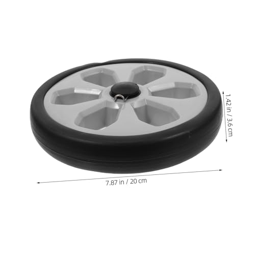 PEPLAYTAL 2 Stück Ersatzräder für Klappbaren Einkaufstrolley mit Dicken Achsen Geräuscharm und Kratzfrei Vielseitig Einsetzbar Langlebige Treppensteiger Räder für Einkaufswagen von PEPLAYTAL