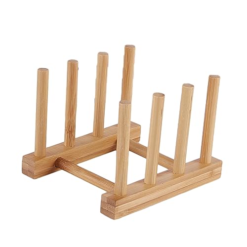 PEPLAYTAL 2 Stück Geschirrabtropfständer aus Abtropfgestell für Teller Schalen Tassen Fach Organizer für Küche Platzsparend von PEPLAYTAL