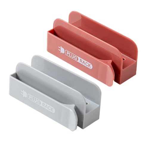 PEPLAYTAL 2 Stück Kabelhalter Wandmontage Selbstklebend Kompakter Kabel organizer für Ladekabel und Kabelmanagement Platzsparend Einfache Installation ohne Bohren Geeignet für Schreibtisch von PEPLAYTAL