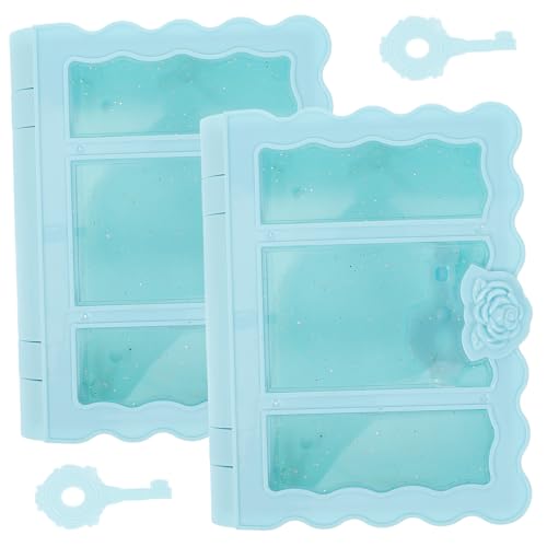PEPLAYTAL 2 Stück Kleine Dekorative Schmuckschatulle aus Robustem Kunststoff Filigrane Nordische Aufbewahrungsbox für Schmuck und Kleinteile am Schreibtisch von PEPLAYTAL