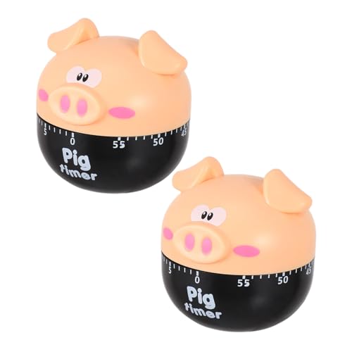 PEPLAYTAL 2 Stück Mechanische Küchentimer im Lustigen Schweinchen Design Batteriefrei Präziser Countdown Timer für Backen Kochen Eier Stabiles Dekoratives Timing Zubehör für Küche Haushalt PEPLAYTAL 2 Stück Mechanische Küchentimer im Lustigen Schweinchen Design Batteriefrei Präziser Countdown Timer für Backen Kochen Eier Stabiles Dekoratives Timing Zubehör für Küche Haushalt von PEPLAYTAL