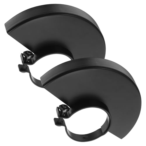 PEPLAYTAL 2 Stück Metall Winkelschleifer Schutzabdeckung Staubschutzschild Präzise Passform Robust Langlebig für Profi Heimwerker-schleifarbeiten von PEPLAYTAL