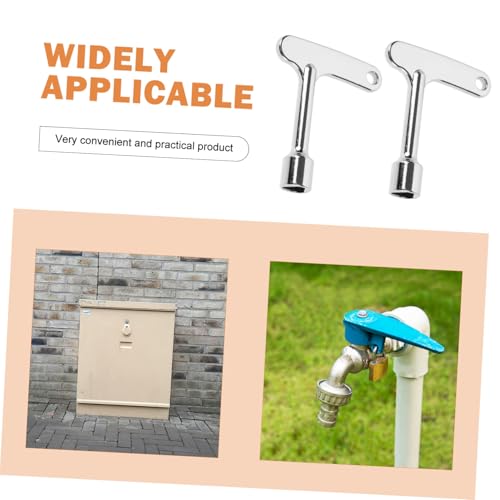 PEPLAYTAL 2 Stück Mülltonnenschlüssel aus Zinklegierung Passend für Außen abfallbehälter Robustes Dreieck schloss Werkzeug für Mülltonnenschloss und Peelkastenöffnung PEPLAYTAL 2 Stück Mülltonnenschlüssel aus Zinklegierung Passend für Außen abfallbehälter Robustes Dreieck schloss Werkzeug für Mülltonnenschloss und Peelkastenöffnung von PEPLAYTAL