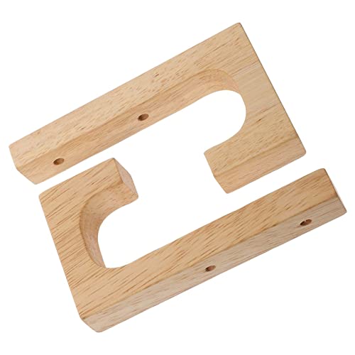 PEPLAYTAL 2 Stück Natürliche Holz Kleiderhaken Wandmontage J Förmige Garderobenstange Robust für Jacken Taschen Hüte Schlafzimmer Badezimmer Vielseitig Nutzbar PEPLAYTAL 2 Stück Natürliche Holz Kleiderhaken Wandmontage J Förmige Garderobenstange Robust für Jacken Taschen Hüte Schlafzimmer Badezimmer Vielseitig Nutzbar von PEPLAYTAL