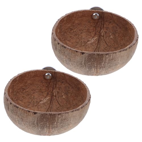 PEPLAYTAL 2 Stück Natürliches Kokosnuss Vogelnest zum Aufhängen Robustes und Ruhehaus für Papageien Wellensittiche Nymphensittiche und Kleine Vögel Bequemer Brutkasten für Vogelkäfig und PEPLAYTAL 2 Stück Natürliches Kokosnuss Vogelnest zum Aufhängen Robustes und Ruhehaus für Papageien Wellensittiche Nymphensittiche und Kleine Vögel Bequemer Brutkasten für Vogelkäfig und von PEPLAYTAL