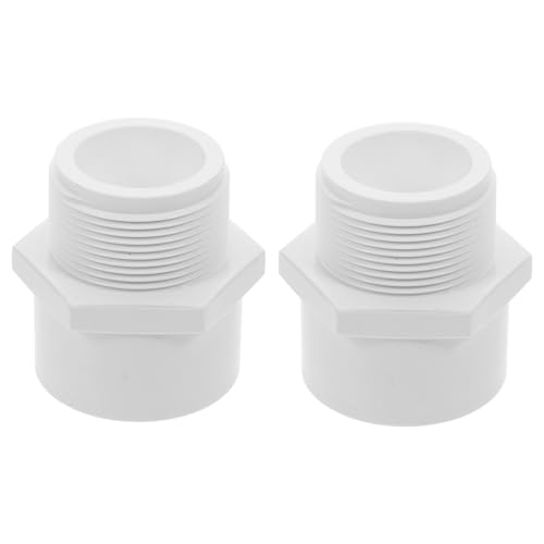 PEPLAYTAL 2 Stück PVC Male Thread Adapter PVC Schlauchkupplung mit Außengewinde für Kaltwasserleitungen Bewässerungssysteme Industrielle Rohrverbindungen Langlebig und Einfach zu Montieren PEPLAYTAL 2 Stück PVC Male Thread Adapter PVC Schlauchkupplung mit Außengewinde für Kaltwasserleitungen Bewässerungssysteme Industrielle Rohrverbindungen Langlebig und Einfach zu Montieren von PEPLAYTAL