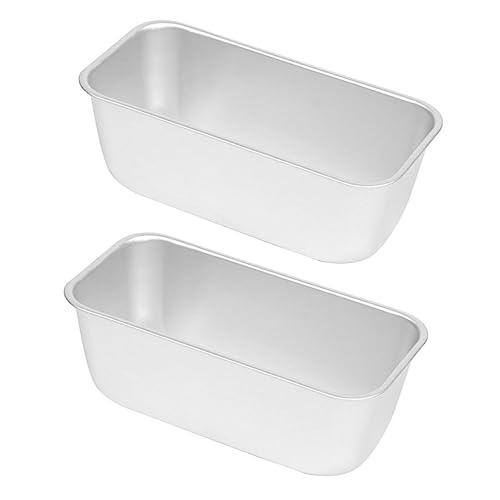PEPLAYTAL 2 Stück Rechteckige Brotbackform Antihaftbeschichtet Kastenform Backblech für Toast Kuchen Brot Backen Leicht zu Reinigen Küchenbackform PEPLAYTAL 2 Stück Rechteckige Brotbackform Antihaftbeschichtet Kastenform Backblech für Toast Kuchen Brot Backen Leicht zu Reinigen Küchenbackform von PEPLAYTAL