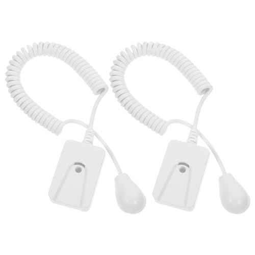PEPLAYTAL 2 Stück Robuster Selbstklebender Dehnbarer Fernbedienungsanhänger Elastischem Kabel und Hafthaken Sicherer Tv Remote Tether für Wand Schreibtisch und Schrank Weißes Tropfen design PEPLAYTAL 2 Stück Robuster Selbstklebender Dehnbarer Fernbedienungsanhänger Elastischem Kabel und Hafthaken Sicherer Tv Remote Tether für Wand Schreibtisch und Schrank Weißes Tropfen design von PEPLAYTAL