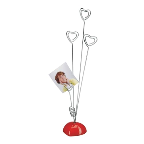 PEPLAYTAL 2 Stück Rote Herzförmige Notizhalter mit Stabilem Resinfuß Drahtclip für Fotos Karten und Memo Dekorativer Schreibtisch organizer für Büro und Zuhause PEPLAYTAL 2 Stück Rote Herzförmige Notizhalter mit Stabilem Resinfuß Drahtclip für Fotos Karten und Memo Dekorativer Schreibtisch organizer für Büro und Zuhause von PEPLAYTAL