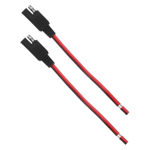 PEPLAYTAL 2 Stück Sae Verlängerungskabel Teilig Robustes Automobil und Solarkabel für Motorräder Traktoren Vielseitige Verbindung von Solarmodulen und Batterien Einfache Handhabung und PEPLAYTAL 2 Stück Sae Verlängerungskabel Teilig Robustes Automobil und Solarkabel für Motorräder Traktoren Vielseitige Verbindung von Solarmodulen und Batterien Einfache Handhabung und von PEPLAYTAL