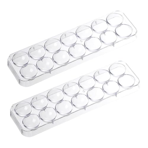 PEPLAYTAL 2 Stück Teiliges Fach Halbkugel Schokoladenform aus Kunststoff Kreatives DIY Pudding und Backform Leicht Multifunktional für Kuchen Pralinen und Fondant für Heimgebrauch und PEPLAYTAL 2 Stück Teiliges Fach Halbkugel Schokoladenform aus Kunststoff Kreatives DIY Pudding und Backform Leicht Multifunktional für Kuchen Pralinen und Fondant für Heimgebrauch und von PEPLAYTAL