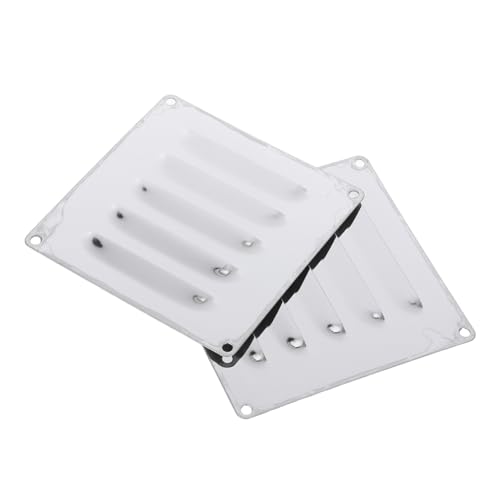 PEPLAYTAL 2 Stück Teiliges Lüftungsgitter Quadratisch Rauchabzug Abdeckung für Feuerstelle Bbq Grill und Outdoor Heizsystem Einfache Montage Nachhaltige Rauchminimierung von PEPLAYTAL