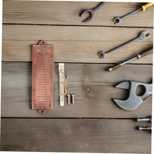 PEPLAYTAL 2 Stück Teiliges Mezuzah für Türpfosten Langlebige Religiöse Haustürdekoration aus Zuverlässiger Legierung Wetterbeständig Handwerkskunst für Jüdische Haussegnung und Kulturelle PEPLAYTAL 2 Stück Teiliges Mezuzah für Türpfosten Langlebige Religiöse Haustürdekoration aus Zuverlässiger Legierung Wetterbeständig Handwerkskunst für Jüdische Haussegnung und Kulturelle von PEPLAYTAL