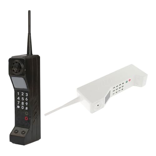 PEPLAYTAL 2 Stück Teiliges Retro Telefon Dekor Vintage Fake Brick Phone aus Robustem Metall Old Fashioned Mobiltelefon Skulptur für Wohnzimmer Fotografie Requisiten Nostalgische Home Office PEPLAYTAL 2 Stück Teiliges Retro Telefon Dekor Vintage Fake Brick Phone aus Robustem Metall Old Fashioned Mobiltelefon Skulptur für Wohnzimmer Fotografie Requisiten Nostalgische Home Office von PEPLAYTAL