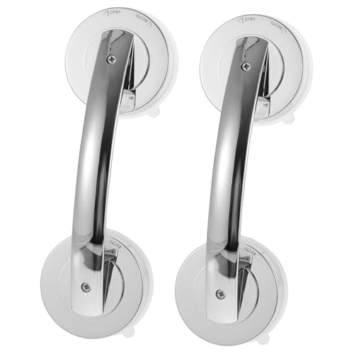 PEPLAYTAL 2 Stück Teiliges Saugnapf griffe mit Kunststoffgriff Starke Haftkraft und Vielseitige Glas türgriffe für Bad Küche Büro Seniorengerechte Wiederverwendbare Türknöpfe PEPLAYTAL 2 Stück Teiliges Saugnapf griffe mit Kunststoffgriff Starke Haftkraft und Vielseitige Glas türgriffe für Bad Küche Büro Seniorengerechte Wiederverwendbare Türknöpfe von PEPLAYTAL