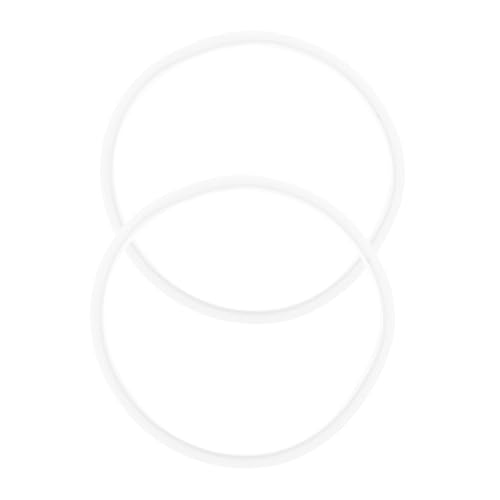 PEPLAYTAL 2 Stück Teiliges Silikon dichtungsring Hochgeschwindigkeits mixer Ersatz dichtung für Küchenmixer Zuverlässige Abdichtung Einfache Montage Geräuschdämpfend Passend für Diverse von PEPLAYTAL