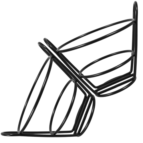 PEPLAYTAL 2 Stück Teiliges Snackkorb Schwarzem Metall draht Robuste Pommes Frites und Fried Snack Halter Vielseitige Appetizer Servierständer für Küche Restaurant Party Praktische Snack PEPLAYTAL 2 Stück Teiliges Snackkorb Schwarzem Metall draht Robuste Pommes Frites und Fried Snack Halter Vielseitige Appetizer Servierständer für Küche Restaurant Party Praktische Snack von PEPLAYTAL