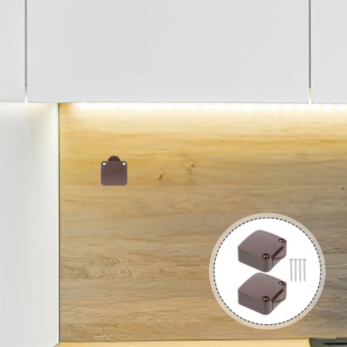 PEPLAYTAL 2 Stück Teiliges Touch Lichtschalter für Schrank Küchenschrankbeleuchtung Automatischer Türsensor Einfache Montage mit Schrauben Braun für Schrank Schubladenlichtsteuerung PEPLAYTAL 2 Stück Teiliges Touch Lichtschalter für Schrank Küchenschrankbeleuchtung Automatischer Türsensor Einfache Montage mit Schrauben Braun für Schrank Schubladenlichtsteuerung von PEPLAYTAL