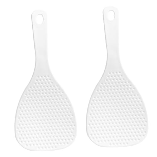 PEPLAYTAL 2 Stück Teiliges Wiederverwendbare Reislöffel mit Antihaftbeschichteter Oberfläche Verschleißfester Reisspatel für Küche Ergonomischer Griff zum Einfachen Portionieren und PEPLAYTAL 2 Stück Teiliges Wiederverwendbare Reislöffel mit Antihaftbeschichteter Oberfläche Verschleißfester Reisspatel für Küche Ergonomischer Griff zum Einfachen Portionieren und von PEPLAYTAL