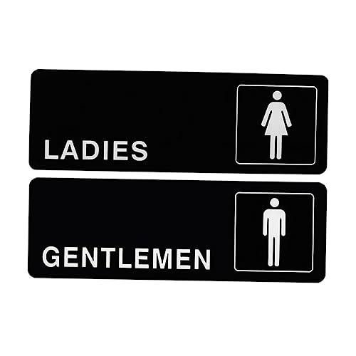 PEPLAYTAL 2 Stück Toilettenschild Damen und Teiliges Klare Wc Türschilder Unisex Wc Hinweiszeichen Selbstklebend Elegante Bad Deko für Hotel Geschäft Einkaufszentrum PEPLAYTAL 2 Stück Toilettenschild Damen und Teiliges Klare Wc Türschilder Unisex Wc Hinweiszeichen Selbstklebend Elegante Bad Deko für Hotel Geschäft Einkaufszentrum von PEPLAYTAL