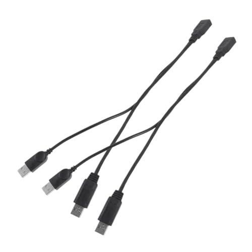 PEPLAYTAL 2 Stück USB Verlängerungskabel mit Dualem Stecker für Mobile Laufwerke Verstärkte Stromversorgung Schnelle Datenübertragung Kompatibel mit PC und Auto Schwarz PEPLAYTAL 2 Stück USB Verlängerungskabel mit Dualem Stecker für Mobile Laufwerke Verstärkte Stromversorgung Schnelle Datenübertragung Kompatibel mit PC und Auto Schwarz von PEPLAYTAL
