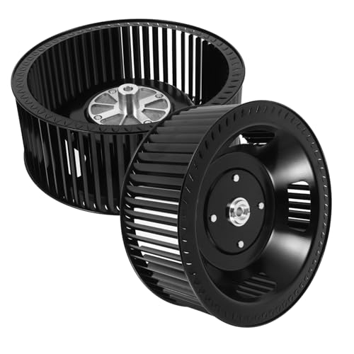 PEPLAYTAL 2 Stück Universeller Ersatz Lüfterrad und Schraube für Dunstabzugshaube Motor Geräuscharm Einfache Montage Kompatibel mit Diversen Küchenabzugshauben Verarbeitet von PEPLAYTAL