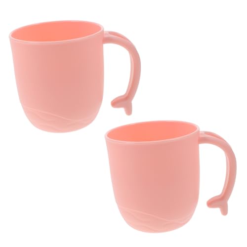 PEPLAYTAL 2 Stück Unzerbrechliche Mundspülbecher mit Delfin Griff Bpa Freie Zahnbürstenbecher aus Sicherem Glattem Praktische Badezimmer Aufbewahrung für Rosa PEPLAYTAL 2 Stück Unzerbrechliche Mundspülbecher mit Delfin Griff Bpa Freie Zahnbürstenbecher aus Sicherem Glattem Praktische Badezimmer Aufbewahrung für Rosa von PEPLAYTAL