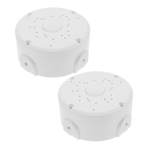 PEPLAYTAL 2 Stück Wasserdichte Outdoor Kamera Anschlussdose Kabelbox für Überwachungskamera Kabelversteck Schutz Wetterfest für Innen und Außen Cctv Halterung Zubehör PEPLAYTAL 2 Stück Wasserdichte Outdoor Kamera Anschlussdose Kabelbox für Überwachungskamera Kabelversteck Schutz Wetterfest für Innen und Außen Cctv Halterung Zubehör von PEPLAYTAL