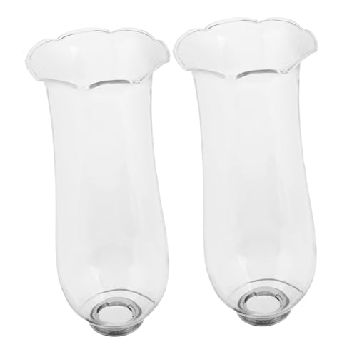 PEPLAYTAL 2 Stück Windgeschützte Glas-kerzenhalter Zylindrischer Lampenschirm Klare winddichte Abdeckung für Outdoor Camping Picknick Terrasse Beleuchtung PEPLAYTAL 2 Stück Windgeschützte Glas-kerzenhalter Zylindrischer Lampenschirm Klare winddichte Abdeckung für Outdoor Camping Picknick Terrasse Beleuchtung von PEPLAYTAL