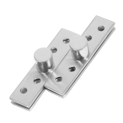 PEPLAYTAL 2 Stücke Edelstahl Verdeckte Pivot Scharniere Drehbar Unsichtbare Türbeschläge für Schränke Möbel Versteckte Türdrehmechanik Robust von PEPLAYTAL
