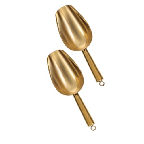 PEPLAYTAL 2 Stücke Teiliges Eis und Lebensmittelschaufel Rostfrei Poliert Vielseitig für Kaffee und Teebehälter Proteinpulver Buffet und Party Robust Leicht zu Reinigen Langlebig PEPLAYTAL 2 Stücke Teiliges Eis und Lebensmittelschaufel Rostfrei Poliert Vielseitig für Kaffee und Teebehälter Proteinpulver Buffet und Party Robust Leicht zu Reinigen Langlebig von PEPLAYTAL