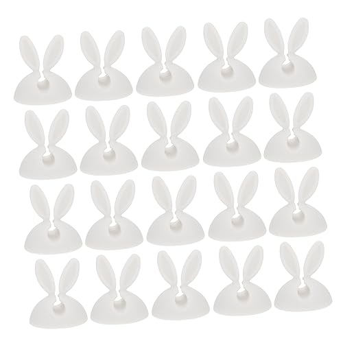 PEPLAYTAL 20 Stück Kabelhalter Selbstklebend aus Tpr Einlochrund Kabelorganizer für Schreibtisch Langlebige Kabelclips zur Ordentlichen Kabelführung und Einfachem Kabelmanagement im Büro von PEPLAYTAL