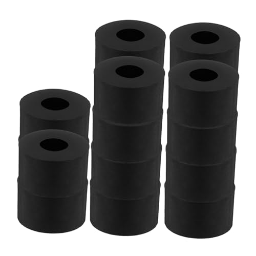 PEPLAYTAL 20 Stück Teiliges Gummi-anti-vibrations-isolierpads Rund Elastische Gummipuffer mit Stoßdämpfung Vibrationsdämpfende Unterlegscheiben für Klimaanlagen Waschmaschinen und von PEPLAYTAL