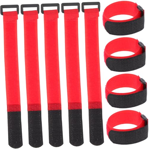 PEPLAYTAL 20 Stück Teiliges Nylon Kabelbinder mit Schnalle Wiederverwendbare Klettbänder für Kabelmanagement Organizer für Ladekabel Netzkabel und Schläuche Starke Fixierung Flexible Garage von PEPLAYTAL
