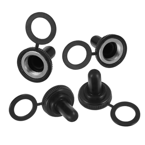 PEPLAYTAL 20 Stück Teiliges Wasserdichte Kippschalter Abdeckkappen Langlebige Schutzkappen für Elektrische Schalter Einfache Montage Geeignet für Verschiedene Kippschalter Schwarzes Design PEPLAYTAL 20 Stück Teiliges Wasserdichte Kippschalter Abdeckkappen Langlebige Schutzkappen für Elektrische Schalter Einfache Montage Geeignet für Verschiedene Kippschalter Schwarzes Design von PEPLAYTAL