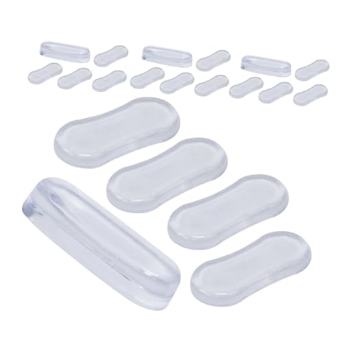 PEPLAYTAL 20 Stück Toilettensitz aus Transparentem Silikon Geräuschdämpfende Selbstklebende Schutzpolster Stoßabsorbierend Rutschfest Passend für Leises Schließen Des Wc Deckels PEPLAYTAL 20 Stück Toilettensitz aus Transparentem Silikon Geräuschdämpfende Selbstklebende Schutzpolster Stoßabsorbierend Rutschfest Passend für Leises Schließen Des Wc Deckels von PEPLAYTAL