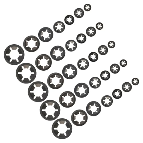 PEPLAYTAL 210 Stück Teiliges Kohlenstoffstahl Ring Axial wellenhalter Sicherungsring mit Hoher Verschleißfestigkeit für Schraubverbindungen in Haushalt Auto und Marinegeräte PEPLAYTAL 210 Stück Teiliges Kohlenstoffstahl Ring Axial wellenhalter Sicherungsring mit Hoher Verschleißfestigkeit für Schraubverbindungen in Haushalt Auto und Marinegeräte von PEPLAYTAL