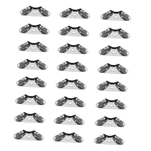 PEPLAYTAL 24 Stück Teiliges Edelstahl Winkelverbinder Dicke Heavy Duty Eckverbinder für Möbel Robuste Dreiecksstütze zur Stabilen Befestigung von Tischen Regalen und Schreibtischen PEPLAYTAL 24 Stück Teiliges Edelstahl Winkelverbinder Dicke Heavy Duty Eckverbinder für Möbel Robuste Dreiecksstütze zur Stabilen Befestigung von Tischen Regalen und Schreibtischen von PEPLAYTAL