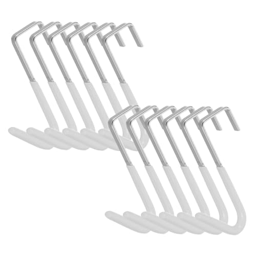 PEPLAYTAL 25 Stück Teiliges Küchen Badhaken zum Überhängen Metall Beige kein Bohren Rückstandsfrei Abnehmbar Fester Halt für Handtücher Utensilien Vielseitige Aufbewahrung Kratzschonend von PEPLAYTAL