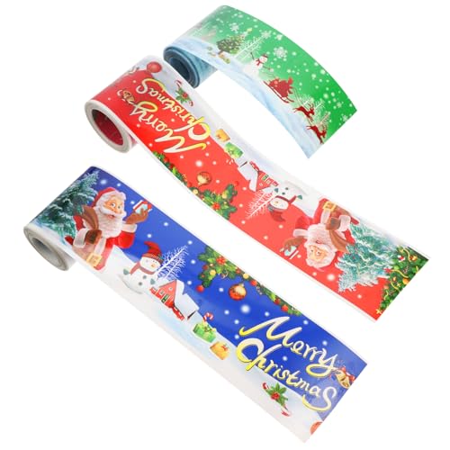 PEPLAYTAL 3 Rollen Weihnachts Tortenrandfolie Mousse Dekorationszubehör Lebensmittelecht Farbig Frostbeständig für Kuchen Cupcakes und Desserts Backzubehör Tortendeko PEPLAYTAL 3 Rollen Weihnachts Tortenrandfolie Mousse Dekorationszubehör Lebensmittelecht Farbig Frostbeständig für Kuchen Cupcakes und Desserts Backzubehör Tortendeko von PEPLAYTAL