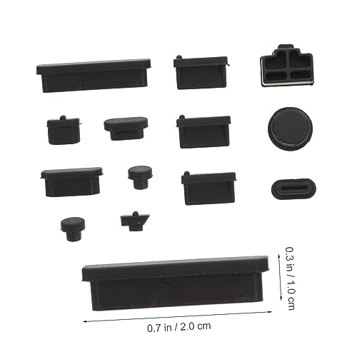 PEPLAYTAL 3 Satz Staubschutzstecker für Laptop Computer Kompatibel Hochwertige Langlebige Passgenaue Schutzkappen für USB Anschlussports Schützt vor Staub Flüssigkeiten und Rost von PEPLAYTAL
