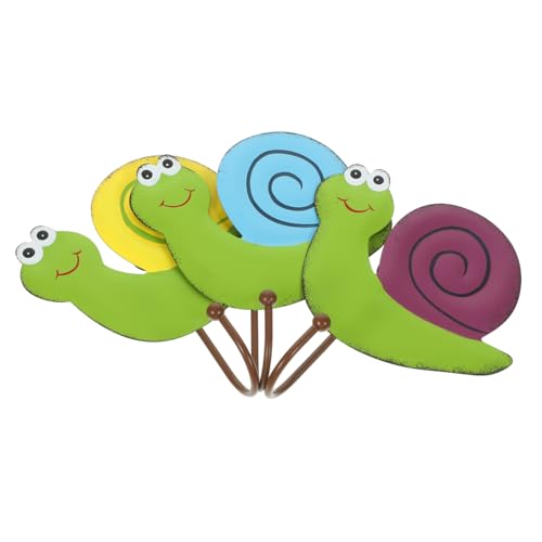PEPLAYTAL 3 Stück Bunte Schnecken Wandhaken aus Robustem Metall Dekorative Schlüssel und Handtuchhaken Platzsparende Garderobenhaken für Bad Flur Türmontage Kratzfest und PEPLAYTAL 3 Stück Bunte Schnecken Wandhaken aus Robustem Metall Dekorative Schlüssel und Handtuchhaken Platzsparende Garderobenhaken für Bad Flur Türmontage Kratzfest und von PEPLAYTAL