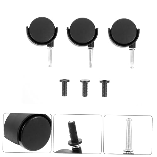 PEPLAYTAL 3 Stück Staubsauger Lenkrolle Drehbare Premium Kunststoff räder mit Kugellager Vibrationsdämpfend und Kratzfest Hohe Tragfähigkeit Passend für Möbel und Industriestaubsauger PEPLAYTAL 3 Stück Staubsauger Lenkrolle Drehbare Premium Kunststoff räder mit Kugellager Vibrationsdämpfend und Kratzfest Hohe Tragfähigkeit Passend für Möbel und Industriestaubsauger von PEPLAYTAL