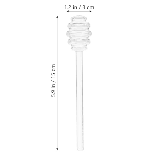 PEPLAYTAL 3 Stück Teiliges Glas Honigrührstäbe Honigstangen mit Tiefen Rillen zum Einfachen Honiglöffel Langlebig Leicht zu Reinigen zum Honigportionieren für Tee Brot und Wiederverwendbar PEPLAYTAL 3 Stück Teiliges Glas Honigrührstäbe Honigstangen mit Tiefen Rillen zum Einfachen Honiglöffel Langlebig Leicht zu Reinigen zum Honigportionieren für Tee Brot und Wiederverwendbar von PEPLAYTAL